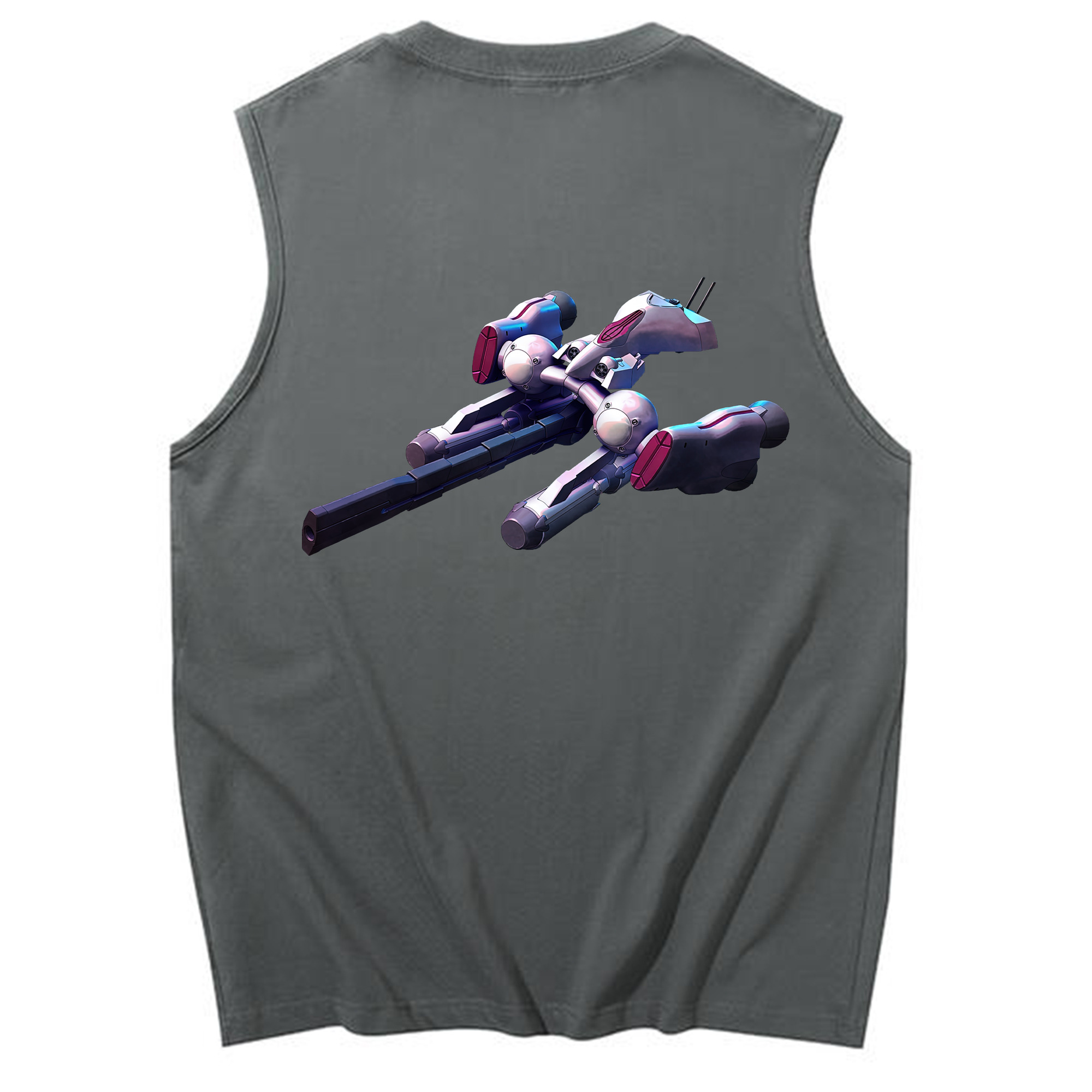 （画像用） 機動戦士ガンダム Mobile Suit Gundam コットン100％タンクトップ（背面プリント）